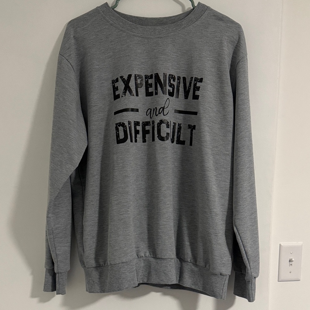 Gray Graphic Sweatshirt